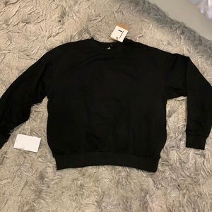Black crew neck